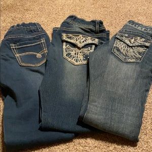 Girls bootcut jeans